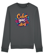 COLOR YOUR DAY - COLOREAZA-TI ZIUA - FLORI - PRIMAVARA 2 Bluză mânecă lungă Unisex Rise