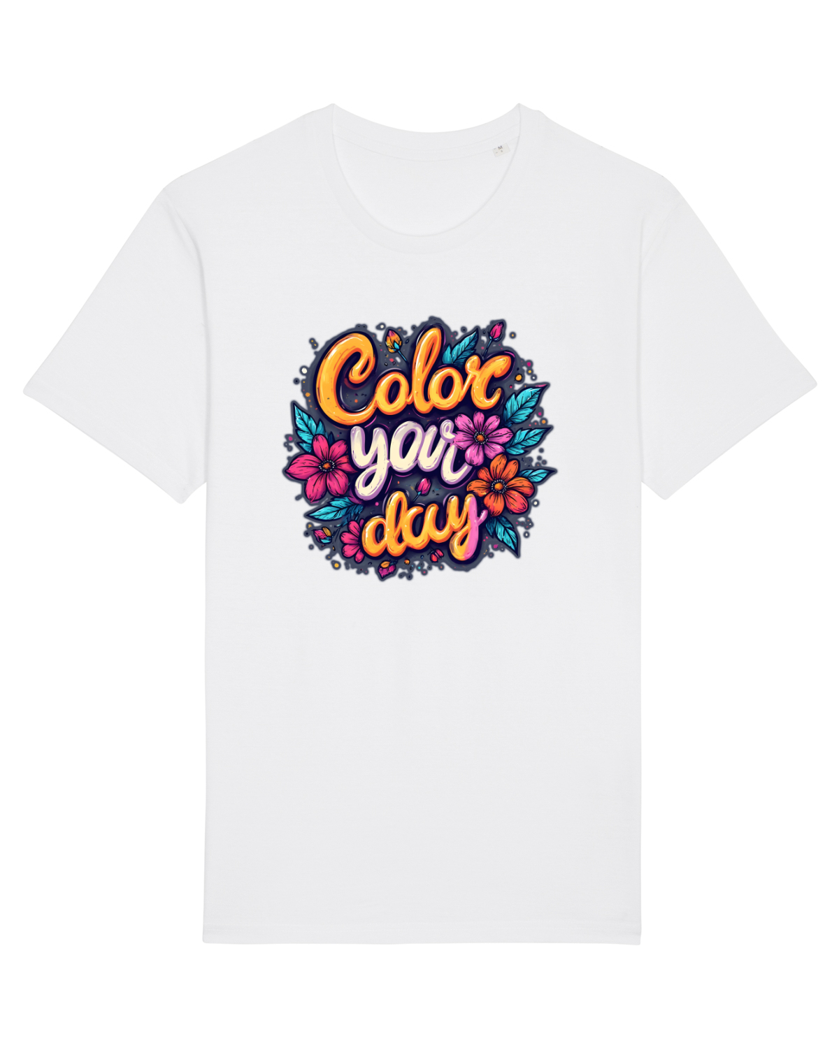 Tricou mânecă scurtă Unisex Rocker White