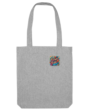 FLOWER BABE - FATA CU FLORI - lateral Heather Grey
