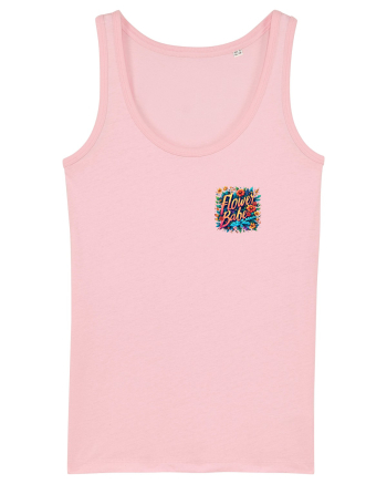 FLOWER BABE - FATA CU FLORI - lateral Cotton Pink