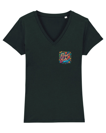FLOWER BABE - FATA CU FLORI - lateral Black