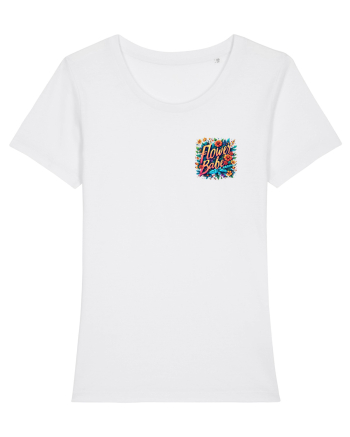 FLOWER BABE - FATA CU FLORI - lateral White