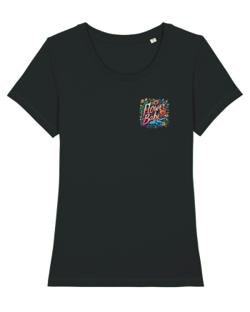 FLOWER BABE - FATA CU FLORI - lateral Black