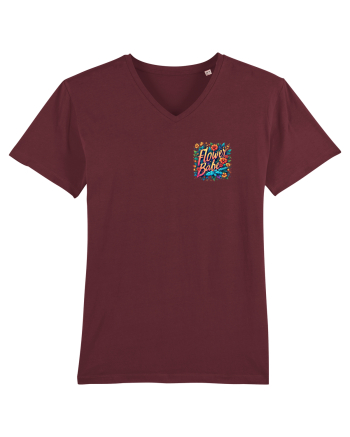 FLOWER BABE - FATA CU FLORI - lateral Burgundy