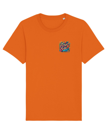 FLOWER BABE - FATA CU FLORI - lateral Bright Orange