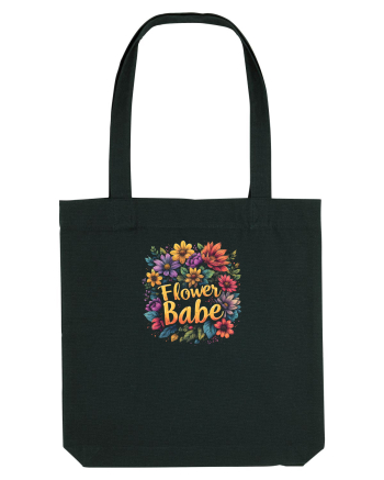 FLOWER BABE - FATA CU FLORI  Black