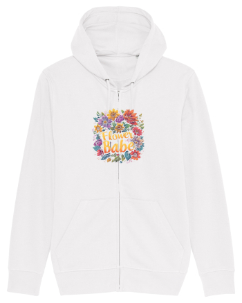 FLOWER BABE - FATA CU FLORI  White