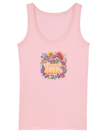 FLOWER BABE - FATA CU FLORI  Cotton Pink