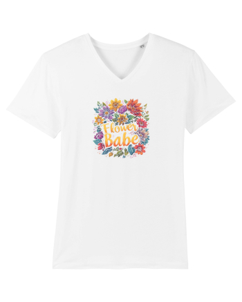 FLOWER BABE - FATA CU FLORI  White