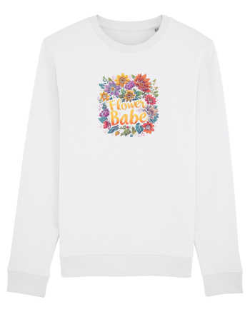 FLOWER BABE - FATA CU FLORI  White