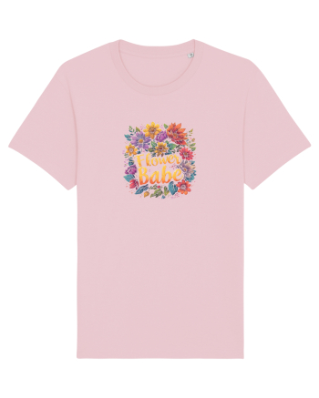 FLOWER BABE - FATA CU FLORI  Cotton Pink