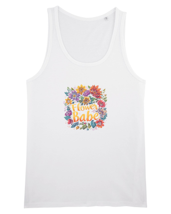 FLOWER BABE - FATA CU FLORI  White