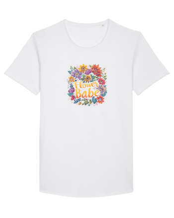 FLOWER BABE - FATA CU FLORI  White