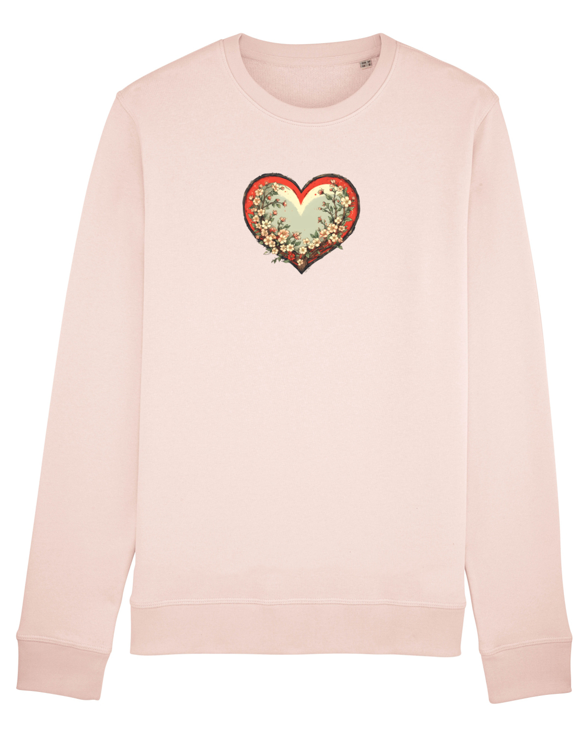 Bluză mânecă lungă Unisex Rise Candy Pink