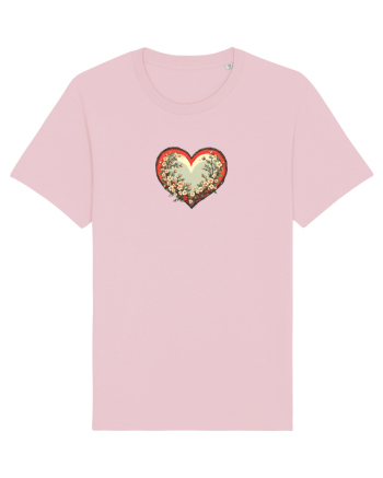 PRIMAVARA -  INIMA  - STIL JAPONEZ 2 Cotton Pink
