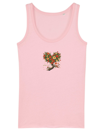 SPRING IS HERE - PRIMAVARA E AICI -  INIMA POM Cotton Pink