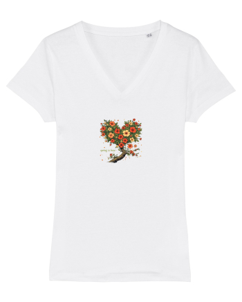 SPRING IS HERE - PRIMAVARA E AICI -  INIMA POM White