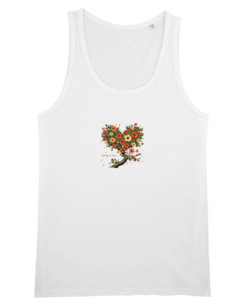 SPRING IS HERE - PRIMAVARA E AICI -  INIMA POM White