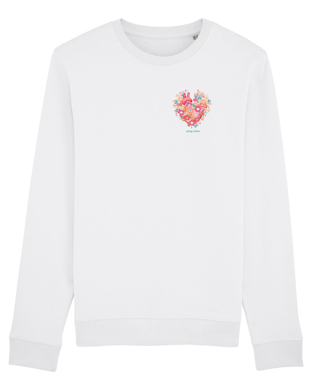 Bluză mânecă lungă Unisex Rise White