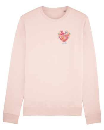 SPRING IS HERE - PRIMAVARA E AICI -  INIMA din FLORI - lateral Candy Pink