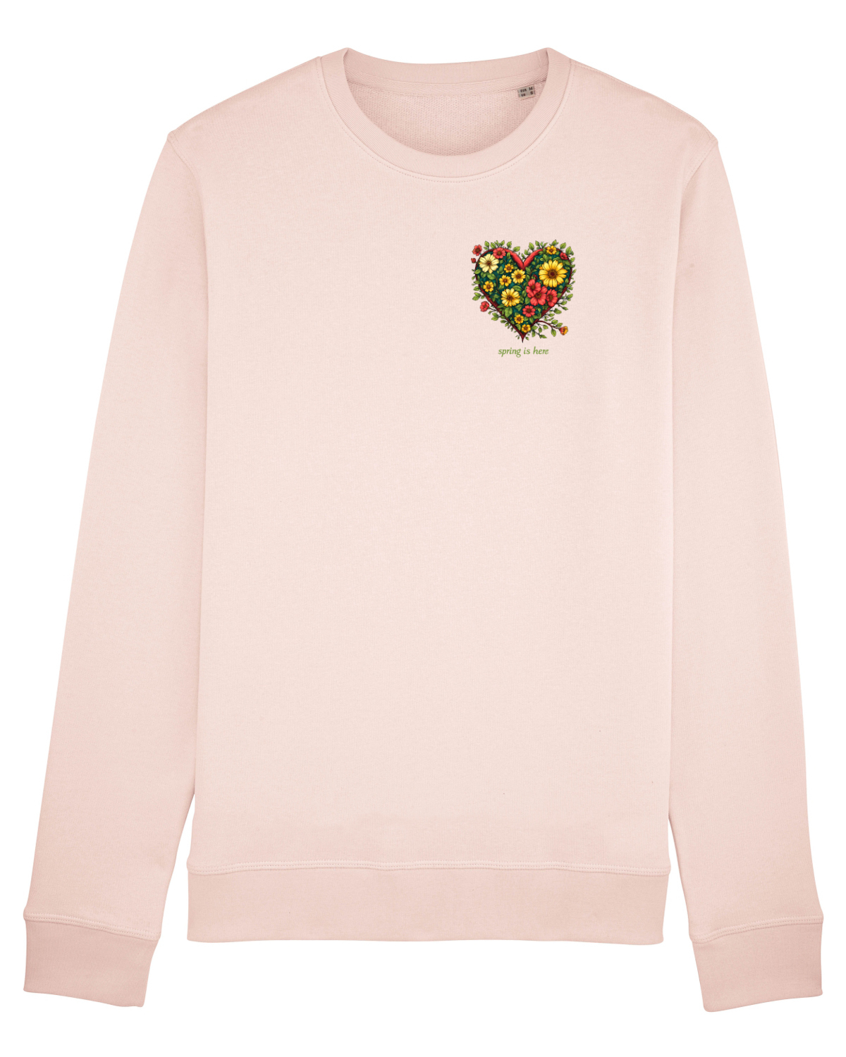 Bluză mânecă lungă Unisex Rise Candy Pink