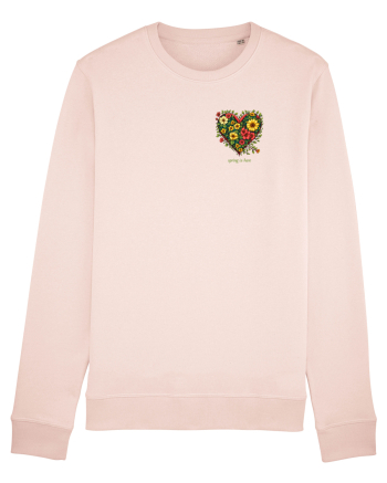 SPRING IS HERE - PRIMAVARA E AICI -  INIMA din FLORI 2 - lateral Candy Pink