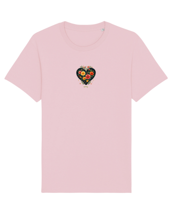 SPRING  - PRIMAVARA -  INIMA din FLORI  Cotton Pink