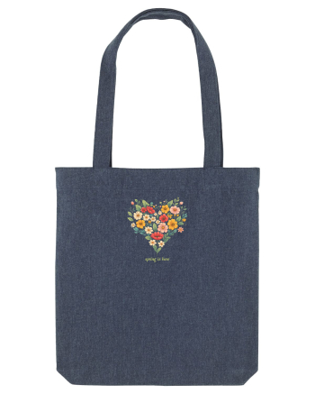 SPRING IS HERE  - PRIMAVARA E AICI -  INIMA din FLORI 3 Midnight Blue