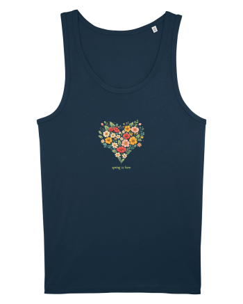 SPRING IS HERE  - PRIMAVARA E AICI -  INIMA din FLORI 3 Navy