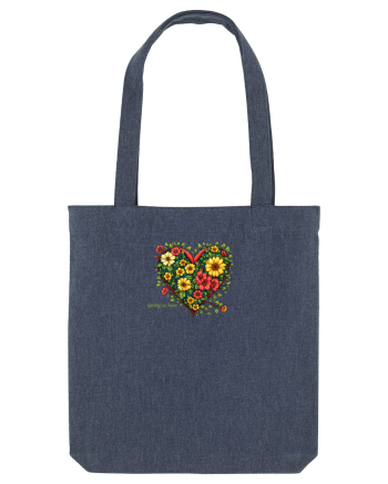 SPRING IS HERE  - PRIMAVARA E AICI -  INIMA din FLORI 4 Midnight Blue