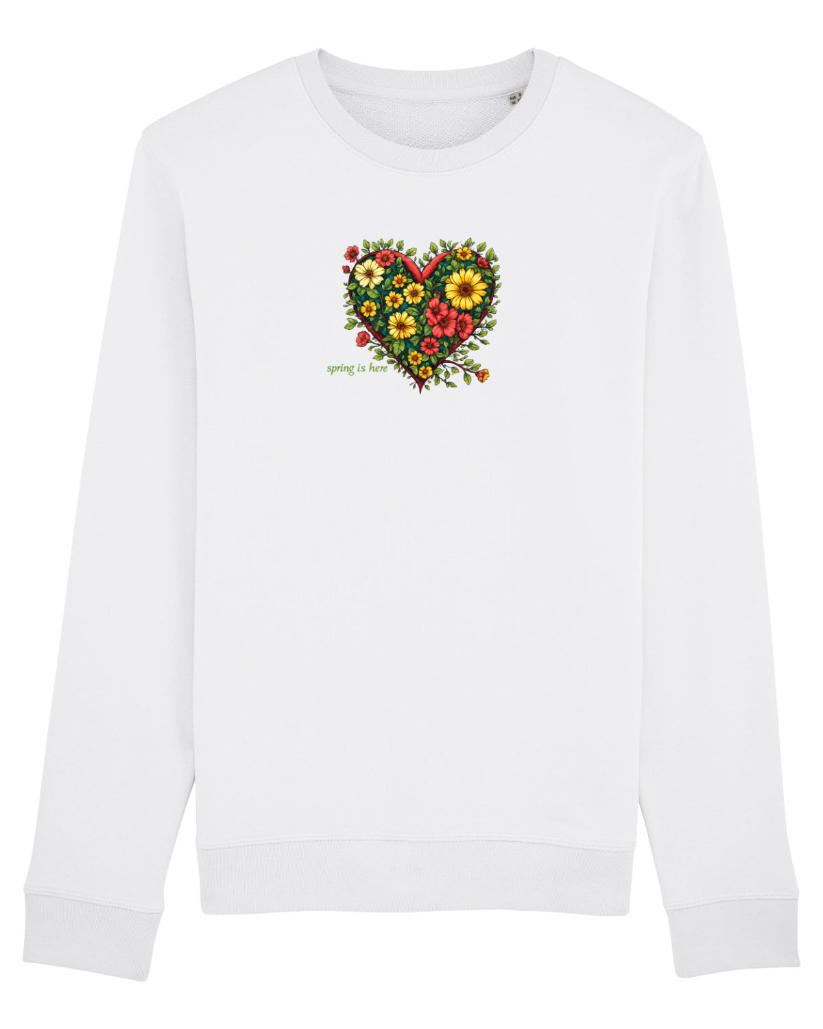 Bluză mânecă lungă Unisex Rise White