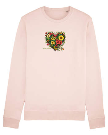SPRING IS HERE  - PRIMAVARA E AICI -  INIMA din FLORI 4 Candy Pink