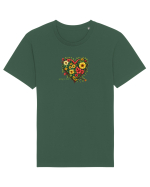 SPRING IS HERE  - PRIMAVARA E AICI -  INIMA din FLORI 4 Tricou mânecă scurtă Unisex Rocker