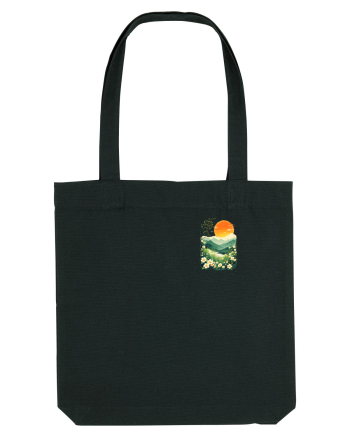 PRIMAVARA FLORI PEISAJ MUNTE - lateral Black