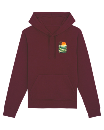 PRIMAVARA FLORI PEISAJ MUNTE - lateral Burgundy