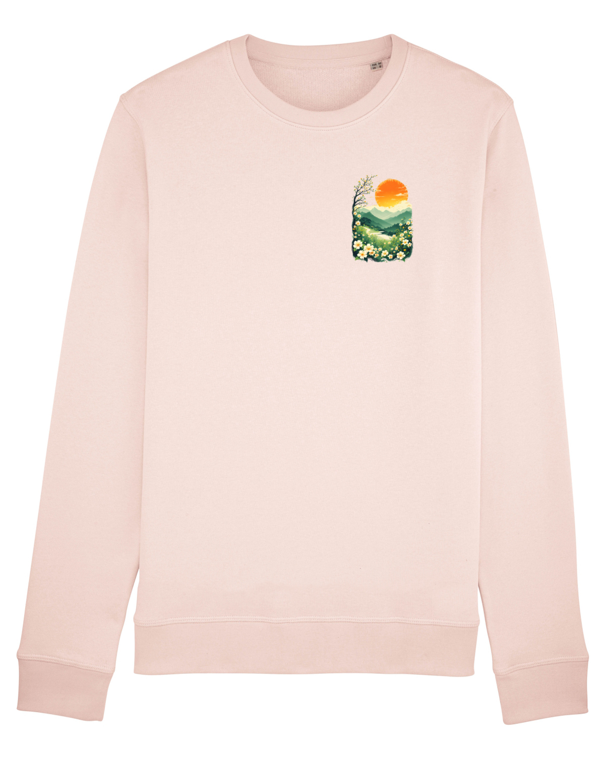 Bluză mânecă lungă Unisex Rise Candy Pink