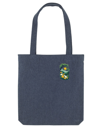 PRIMAVARA FLORI PEISAJ MUNTE - lateral 2 Midnight Blue