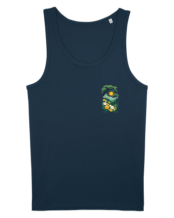 PRIMAVARA FLORI PEISAJ MUNTE - lateral 2 Navy