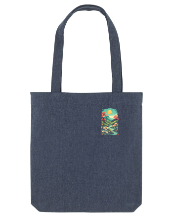 PRIMAVARA FLORI PEISAJ MUNTE - lateral 3 Midnight Blue