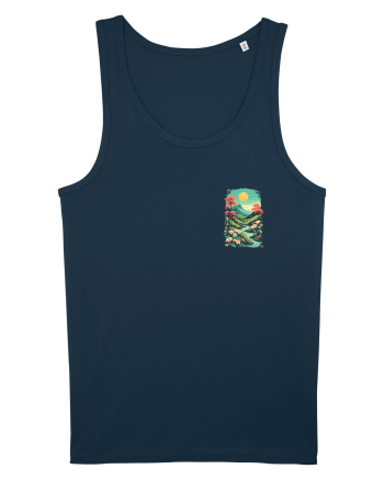 PRIMAVARA FLORI PEISAJ MUNTE - lateral 3 Navy