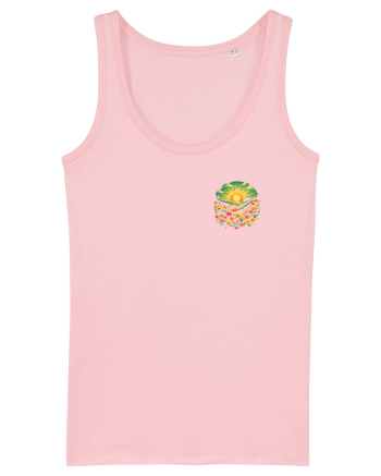 PRIMAVARA FLORI PEISAJ MUNTE -lateral Cotton Pink