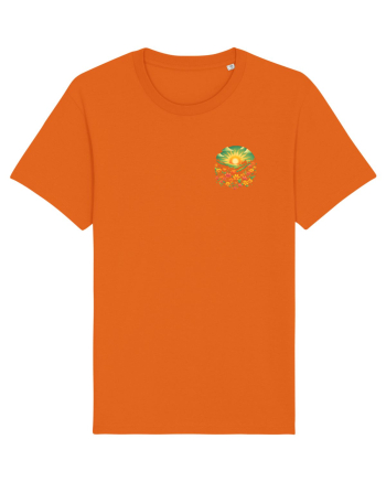 PRIMAVARA FLORI PEISAJ MUNTE -lateral Bright Orange