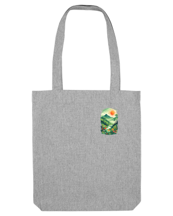 PRIMAVARA FLORI PEISAJ MUNTE -  lateral 2 Heather Grey