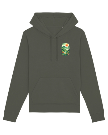 PRIMAVARA FLORI PEISAJ MUNTE -  lateral 2 Khaki