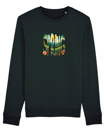 SPRING - PRIMAVARA FLORI PEISAJ MUNTE Black