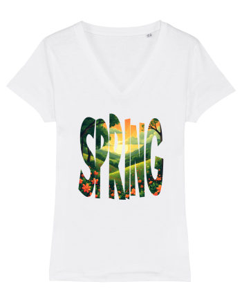 SPRING - PRIMAVARA FLORI PEISAJ MUNTE 2 White
