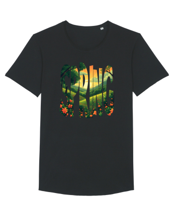 SPRING - PRIMAVARA FLORI PEISAJ MUNTE 2 Black