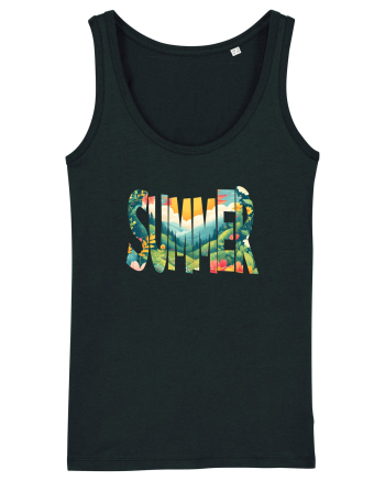 SUMMER - VARA FLORI PEISAJ MUNTE  Black