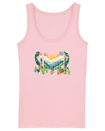 SUMMER - VARA FLORI PEISAJ MUNTE  Cotton Pink