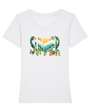 SUMMER - VARA FLORI PEISAJ MUNTE  White